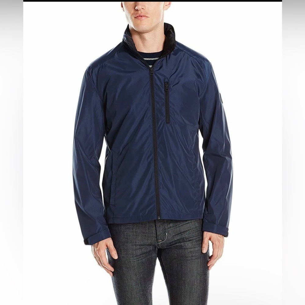 New Lucky Brand Men's Black XL Archer Lightweight Hooded Jacket Outdoor Sz XL